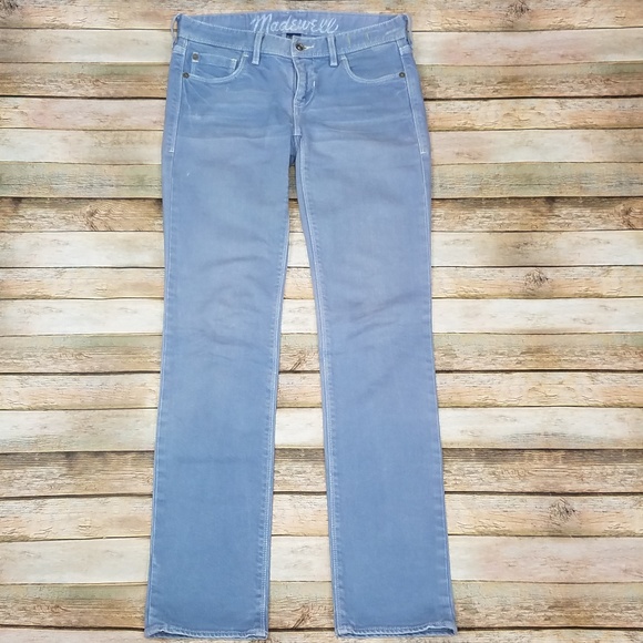 Madewell Rail Straight Light Blue Jeans 29x31.5 - Picture 1 of 8